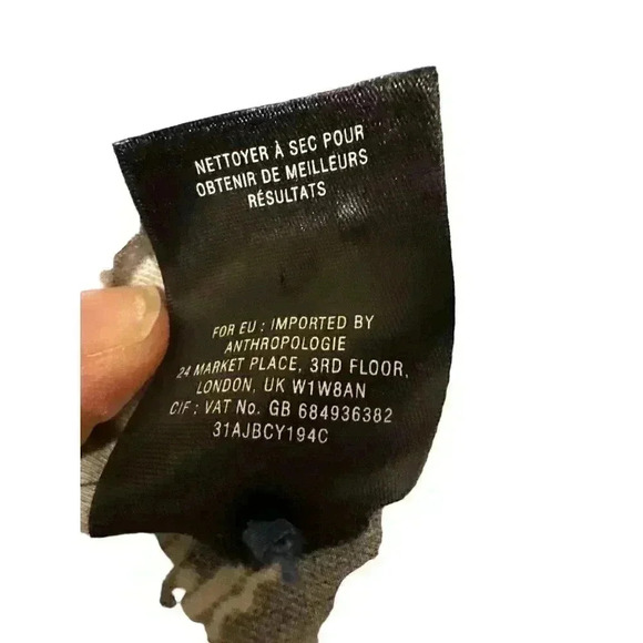 - Holding Horses Navy Ruched, Flared Bandana Dress, Size 2, Pre-Owned - Picture 8 of 9